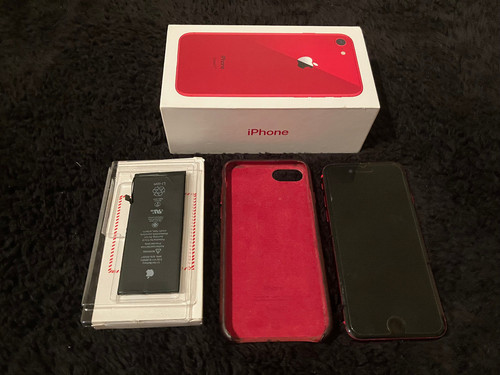 Apple iphone red - apple, 8